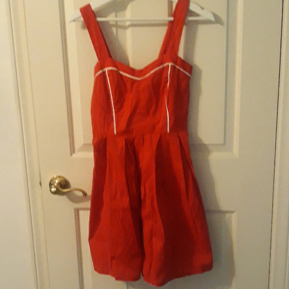 Vintage Modern Love Red Dress